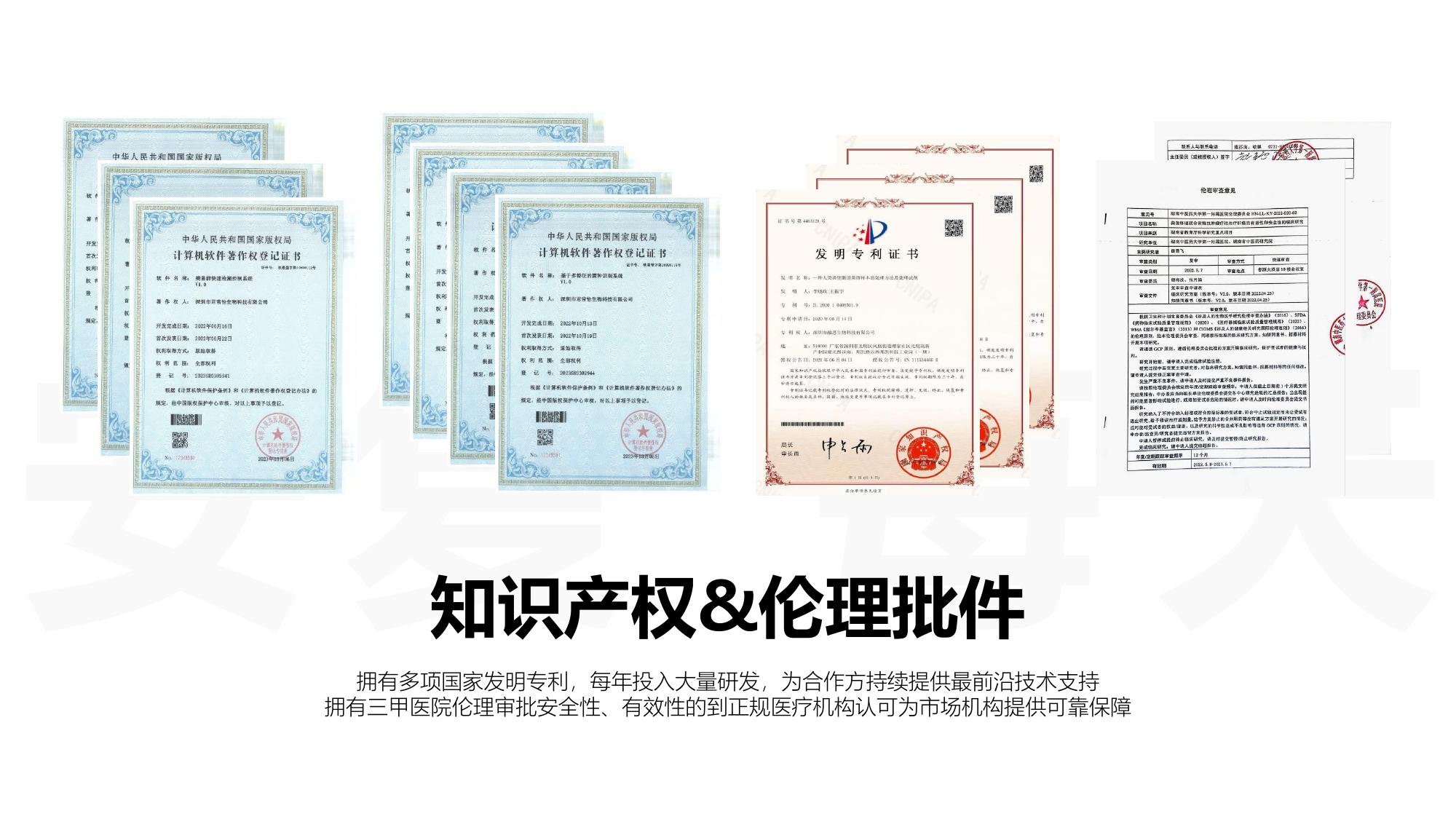 知识产权与伦理批件